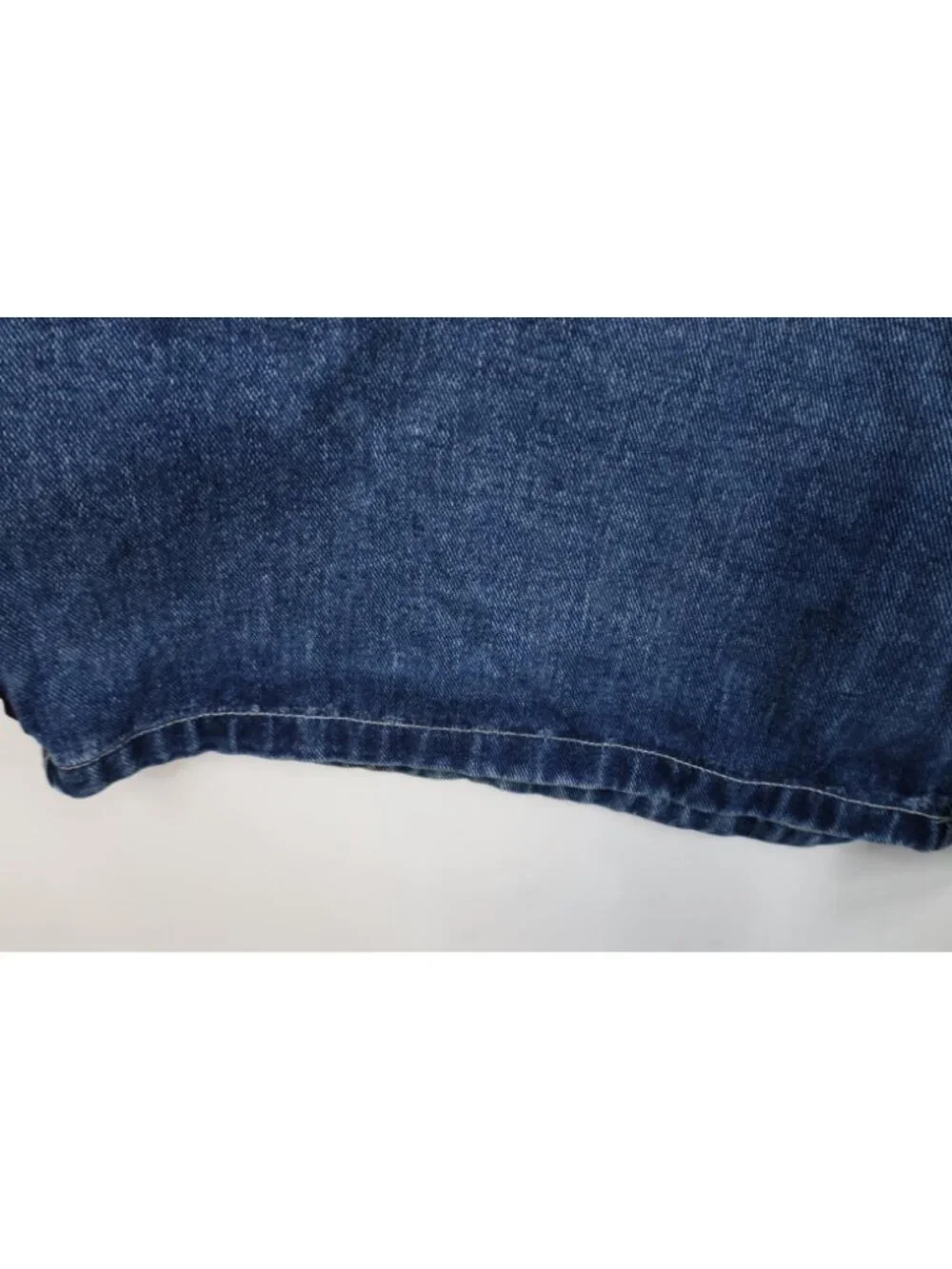 Vintage 90s Streetwear Urban Womens 20 W Striped Baggy Skateboard Denim Shorts